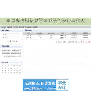 jsp041秦皇岛房产中介房屋租赁系统
