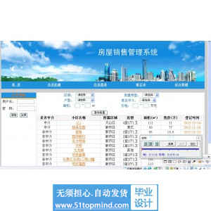 php099房屋销售管理系统