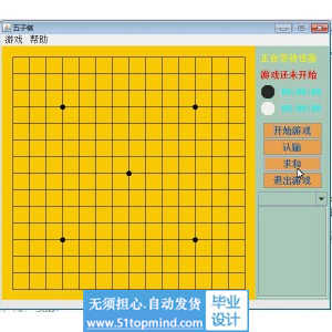 java1514五子棋游戏的GUI实现毕业设计