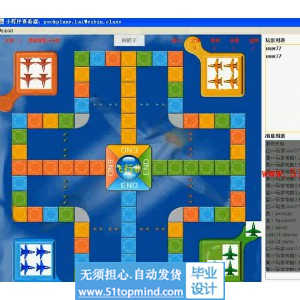java1519飞行棋游戏源码Socket毕业设计