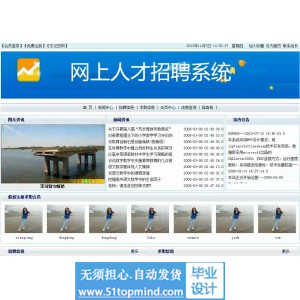 jsp217K网上人才招聘系统
