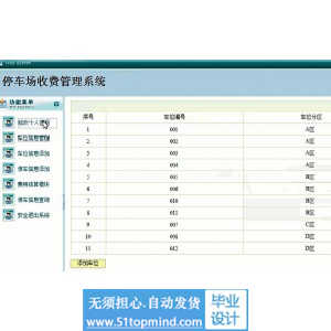 jsp438停车场收费管理系统java_servlet