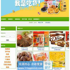 jsp869零食品在线购物商城系统java_ssh
