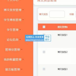 SSM校园学生博客系统java397
