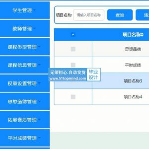 基于ssm的学生综合测评管理系统java480