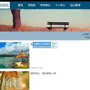 Springboot+Vue高速公路车辆充电桩管理系统java104