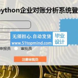 python071企业财务对账分析系统vue