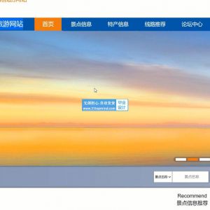 springboot+vue景宁旅游景点门票预订网站java672