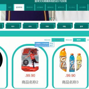 55Vue+springboot篮球文化体育商城商铺系统的设计与实现
