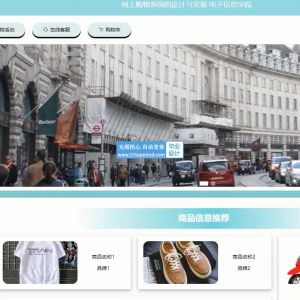 django网上购物商城系统的设计与实现6k931-vue