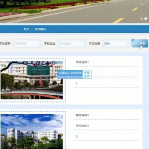 django信息学科部校园学院网站3249q-vue