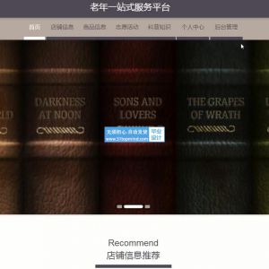 springboot246老年人一站式商城服务平台vue abo
