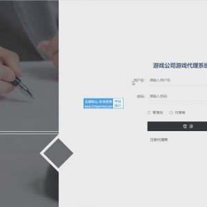游戏公司游戏代理系统v